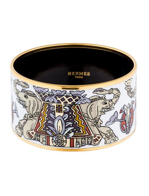 hermes porcelain bracelet|Hermes enamel cuff bracelet.